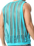 menaful Men's Casual Hollow Out Sexy Tank Top