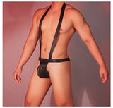 Menaful™ Men's Elastic Thong with Suspenders