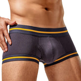 Menaful™ Men's Fashionable Low-Rise Boxer Briefs with Double Layer Pouch