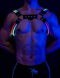 MENAFUL™ Men's glowing colorful rechargeable sexy harness