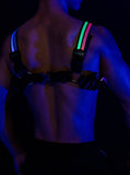 MENAFUL™ Men's glowing colorful rechargeable sexy harness