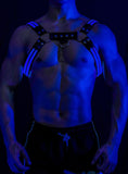 MENAFUL™ Men's glowing colorful rechargeable sexy harness