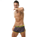 menaful Men's Home Cotton Double Thong Shorts