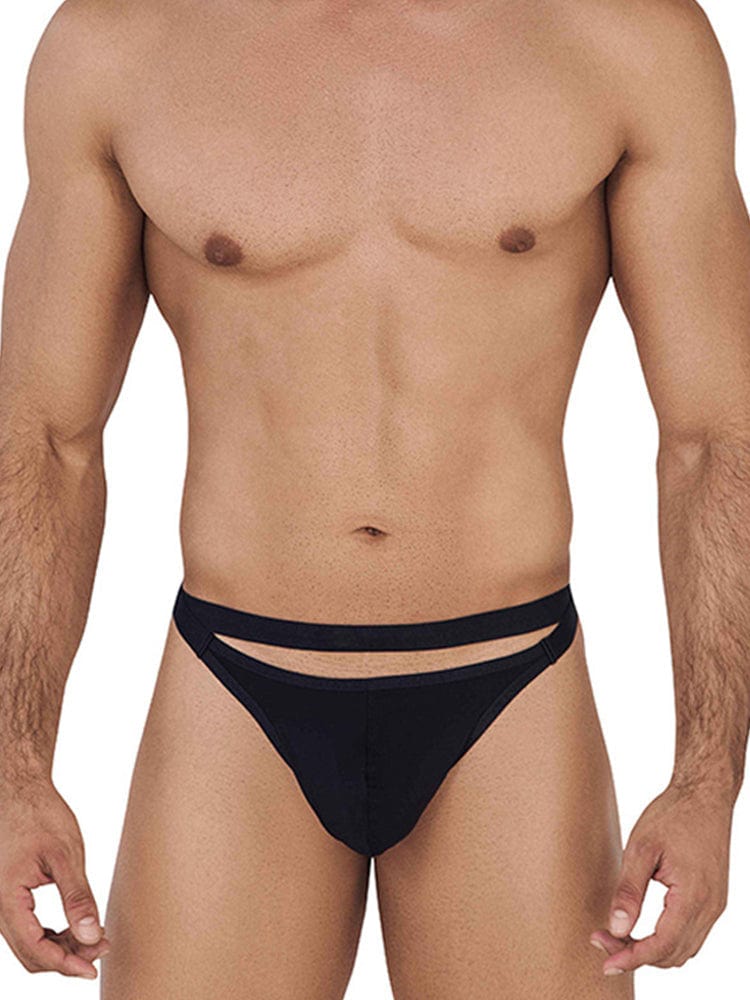 menaful Men's Icy Silk U-Bag Hollow Thong