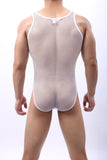 menaful Men's Mesh Bodysuit