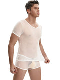 menaful Men's Mesh Lightweight Sexy Lingerie Set