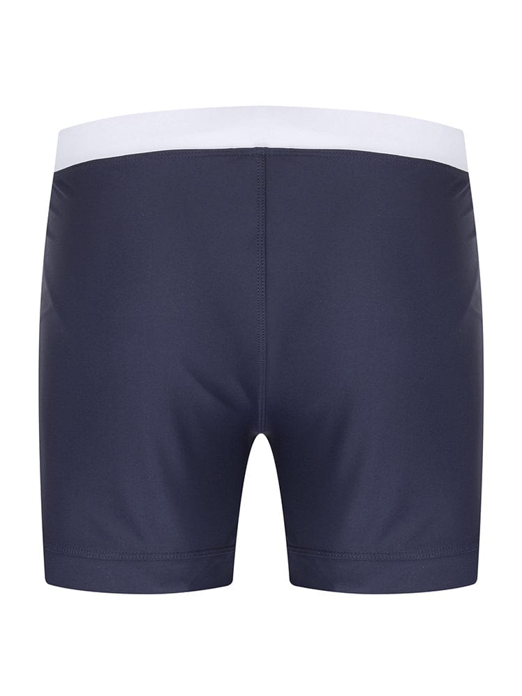 menaful Men's Nylon Solid Color Swim Trunks