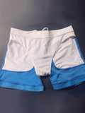 menaful Men's Nylon Solid Color Swim Trunks