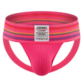 Menaful™ Men's Rainbow Wide Waistband Large Pouch Butt-Lifting Thong