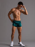 menaful Men's Rounded Silk Short Shorts