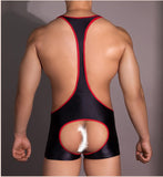 Menaful™ Men's Sexy Suspenders Bodysuit with Butt Cutout
