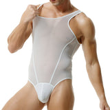 Menaful™ men's sheer mesh bodysuit