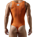 Menaful™ men's sheer mesh bodysuit