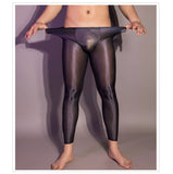 Menaful™ Men's shiny tight-fitting silky leggings