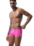 menaful Men's Summer Tethered Boxer Swim Trunks