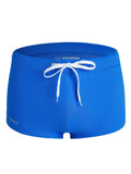 menaful Men's Summer Tethered Boxer Swim Trunks