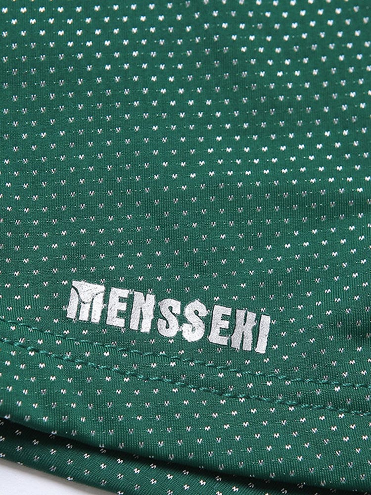 menaful Men's Summer Tethered Boxer Swim Trunks