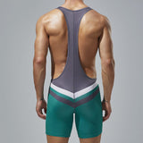 Menaful™ Men’s Summer Two-Tone Sports Bodysuit