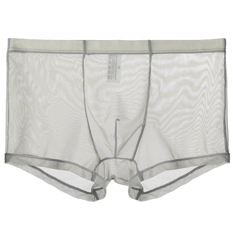 menaful Mid Waist Mesh Sexy Pouch Bag Boxers