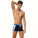 menaful Oversized Nylon Boxer Swim Trunks