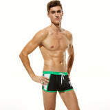 menaful Oversized Nylon Boxer Swim Trunks