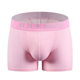 Menaful™ pink / M Men's Long Mesh Butt-Lifting Boxer Brief