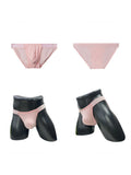 menaful Pink / M Sexy Breathable Men's Low Waist Sports Briefs