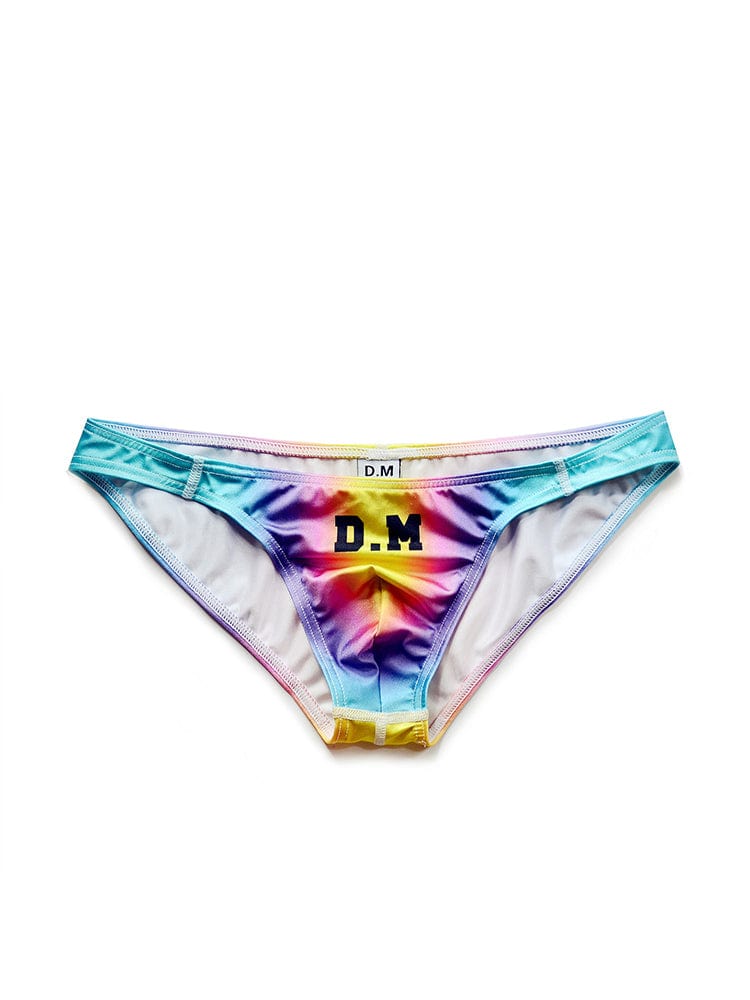 menaful Purple / M Low Waist Sexy Gradient Briefs