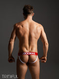 menaful Rainbow Stripe Cotton Pride Jockstrap