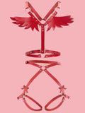 menaful Red / 1 SET(A+B) Wing shape strap