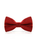 menaful Red Evening shirt suit bow tie