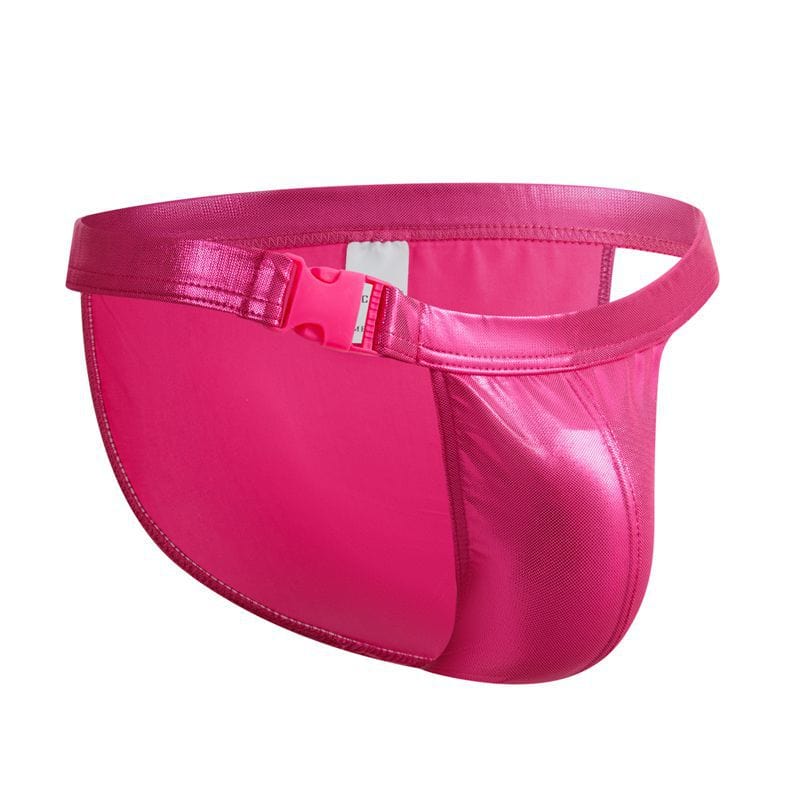 menaful Rose Red / M Men's Night Sexy Underwear Swim Bikini