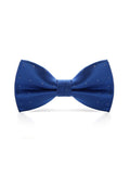 menaful Royal Blue Evening shirt suit bow tie