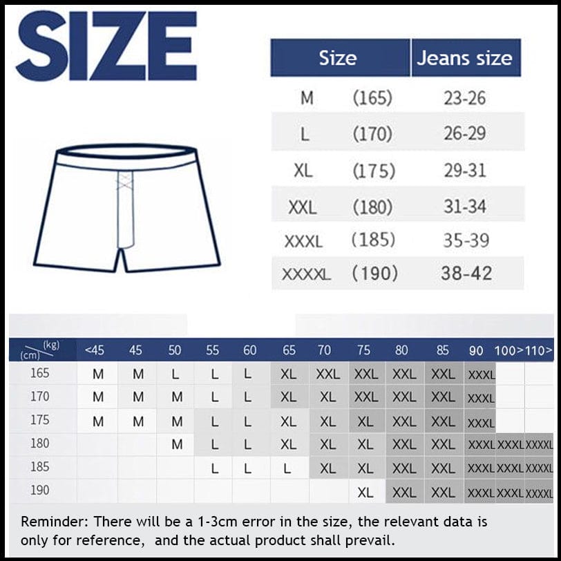 menaful Sexy Men's Traceless Cotton Boxer