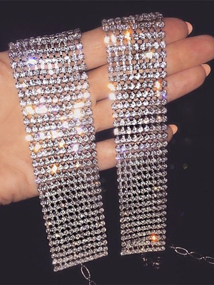 menaful Simple Diamond Choker Necklace