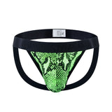 Menaful™ snake green / M Men's Sexy Leopard and Snake Print Thong