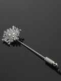 menaful Snowflake The Little Prince Rose Suit Brooch