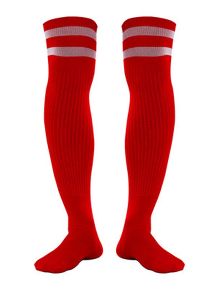 menaful socks Red / One Size Men's Long Sports Socks