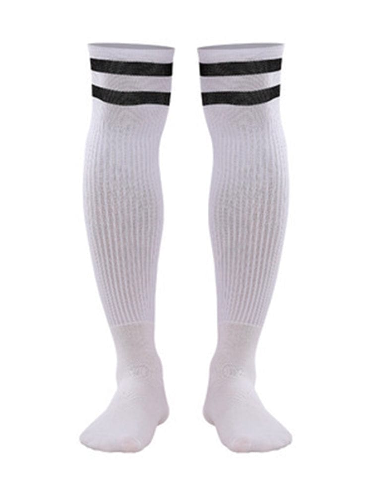 menaful socks White / One Size Men's Long Sports Socks