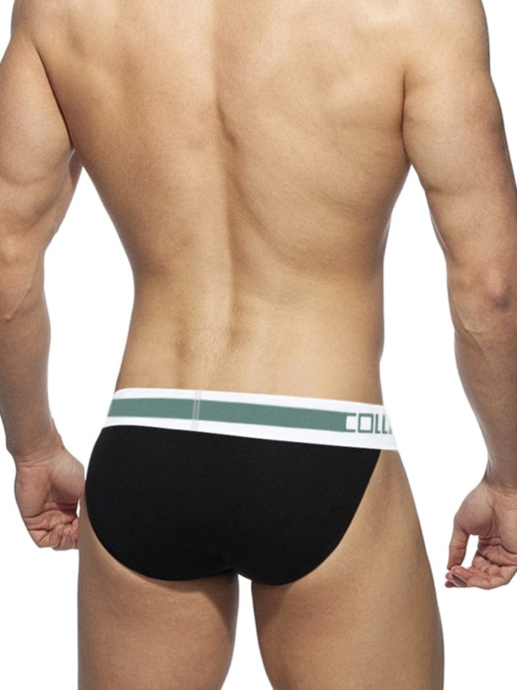 menaful Solid Color Cotton Comfortable Breathable Briefs
