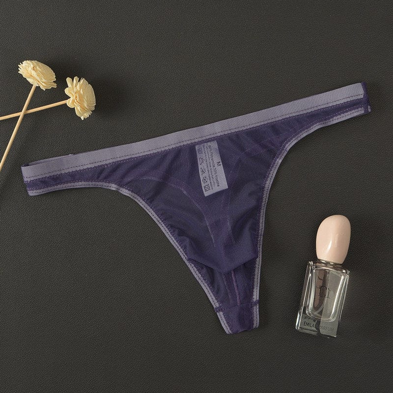 menaful Transparent See Through Thong