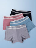 menaful Trunks 3 Pack Antibacterial Support Pouch Boxer Briefs