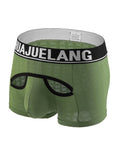 menaful Trunks 3 Pack Breathable Support Pouch Boxer Briefs