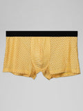 menaful Trunks 4 Pack Mesh Ice Silk Cool Fresh Men's Trunks