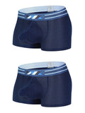 menaful Trunks Color 2 / S 2 Pack Separated Pouch Comfy Mens Boxer Briefs