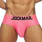 Menaful™ underwear All Pink / M (27-29) Jockmail Neon Mesh Briefs 4-Pack