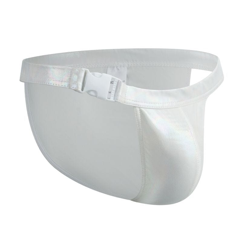 menaful White / M Men's Night Sexy Underwear Swim Bikini