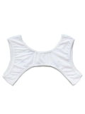 menaful White / M Men's Party Gym Elastic Chest Strap Harness