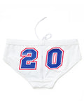 menaful White / M Open Design Swim Briefs