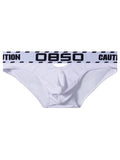 menaful White / M Sexy Cutout Men's Briefs